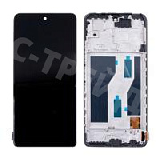 Дисплей для Xiaomi Redmi Note 10 Pro 4G (M2101K6G) модуль с рамкой Черный - (OLED)