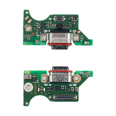 Шлейф для Tecno Camon 40 Pro 4G (CM6) плата на системный разъем/микрофон - Премиум