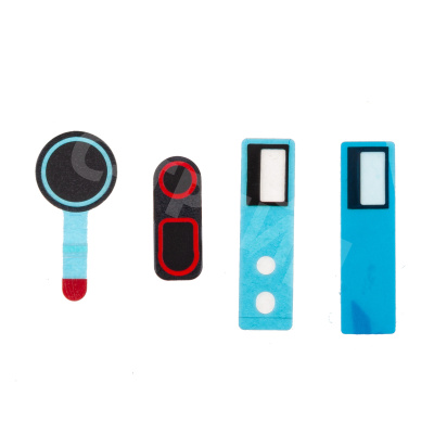 Наклейка (пыльник) передней камеры и датчиков на дисплей для iPhone 14 Pro/14 Pro Max (комплект 3 шт.)