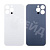 Задняя крышка для iPhone 13 Pro Max (A2645) Белый (стекло, широкий вырез под камеру, логотип)
