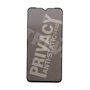 Защитное стекло "Антишпион" для Realme C11/C15/C21/C11 2021/C21Y/C25Y/C25s/Narzo 30A/50i/50A Черный