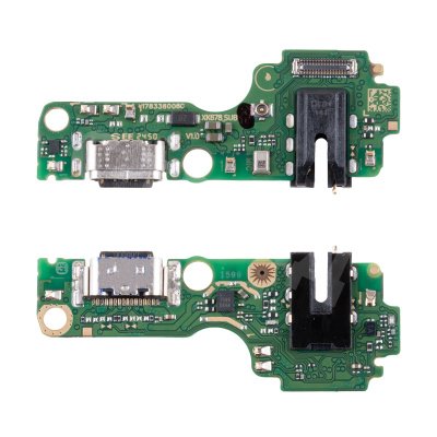 Шлейф для Tecno Spark 30C 4G (KL5n) плата на системный разъем/разъем гарнитуры/микрофон