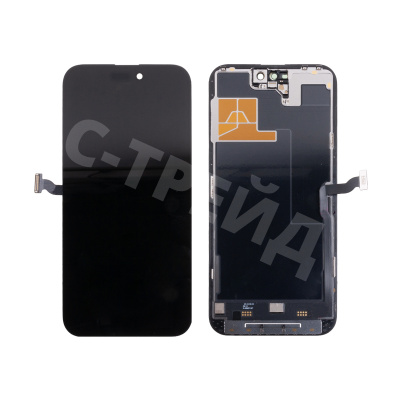 Дисплей для iPhone 14 Pro Max (A2895) в сборе с тачскрином Черный - (FOG)
