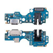Шлейф для Tecno Pova 4 (LG7n) плата на системный разъем/разъем гарнитуры/микрофон - Премиум