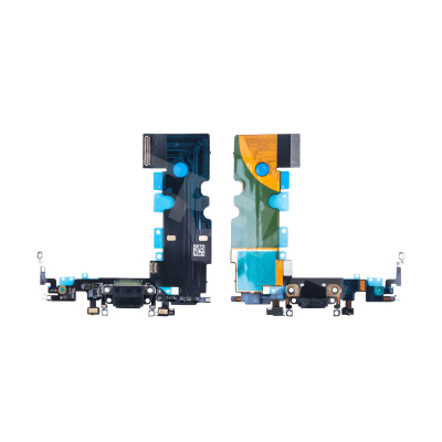 Шлейф для iPhone SE (2020)/SE (2022) на системный разъем/микрофон Черный