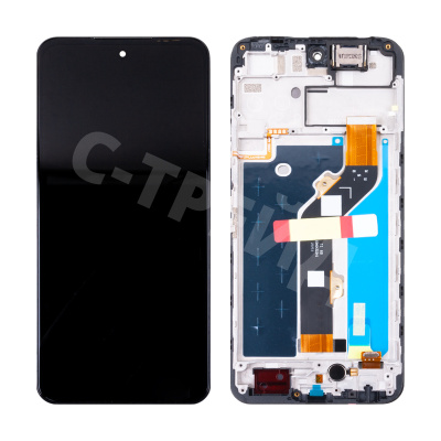 Дисплей для Tecno Pova Neo 3 (LH6n) модуль с рамкой Черный - OR