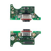 Шлейф для Tecno Camon 40 Pro 4G (CM6) плата на системный разъем/микрофон - Премиум