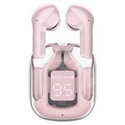 Беспроводные наушники Bluetooth Acefast T6 (TWS, вакуумные, с дисплеем, ENC шумоподавление) Розовый