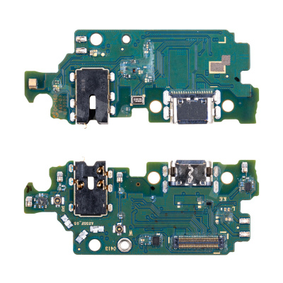 Шлейф для Samsung Galaxy A23 (A235F) плата системный разъем/разъем гарнитуры/микрофон - Премиум