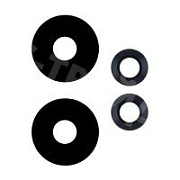 Стекло камеры для Infinix Note 30 4G (X6833B/X6716B) (комплект 4 шт.) Черный