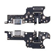 Шлейф для Realme Narzo 50A (RMX3430) плата на системный разъем/разъем гарнитуры/микрофон