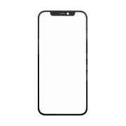 Стекло для переклейки iPhone 12/12 Pro в сборе с OCA пленкой Черный - OR (Feaglet)