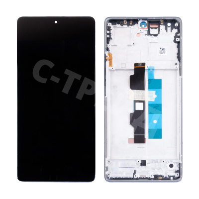 Дисплей для Xiaomi Redmi Note 14S (2502FRA65G) модуль с рамкой Фиолетовый - OR (SP)