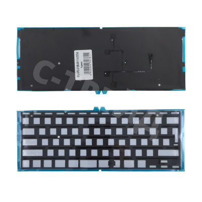 Подсветка клавиатуры для ноутбука MacBook Air 11" A1370/A1465 (2011-2015, Г-образный Enter RU) Черный