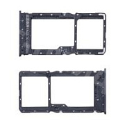 Держатель SIM для Xiaomi Redmi 12 4G (23053RN02Y) Черный