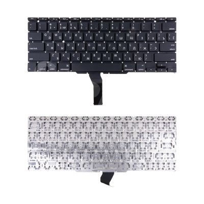 Клавиатура для ноутбука MacBook Air 11" A1370/A1465 (2011-2015, прямой Enter RU) Черный