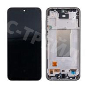 Дисплей для Samsung Galaxy A36 5G (A366B) модуль с рамкой Черный - OR (SP)