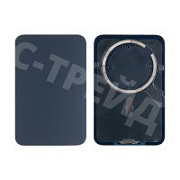 Задняя крышка для iPhone 17 Pro Max (A3526) Синий (стекло, монолит, MagSafe, логотип) - Премиум