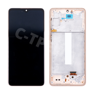 Дисплей для Samsung Galaxy A33 5G (A336B) модуль с рамкой Золото - (OLED)