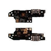 Шлейф для Xiaomi Redmi 9A/9С/10A (M2006C3LG/M2006C3MNG/220233L2G) плата на системный разъем/микрофон - Премиум