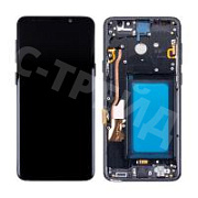 Дисплей для Samsung Galaxy S9+ (G965F) модуль с рамкой Черный - (In-Cell)