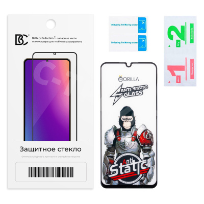 Защитное стекло "Премиум" для Samsung Galaxy A15 4G/5G/M15 5G (A155F/A156B/M156B) Черный