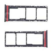 Держатель SIM для Infinix Smart 9/9 HD (X6532/X6532C) Черный