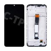 Дисплей для Xiaomi Redmi 10C (220333QNY) модуль с рамкой Черный - OR