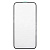 Защитное стекло "Стандарт" для iPhone 14 Pro Max Черный (Полное покрытие)