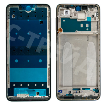 Рамка дисплея для Xiaomi Redmi Note 9S/9 Pro (M2003J6A1G/M2003J6B2G) Белый (возможен дефект ЛКП)