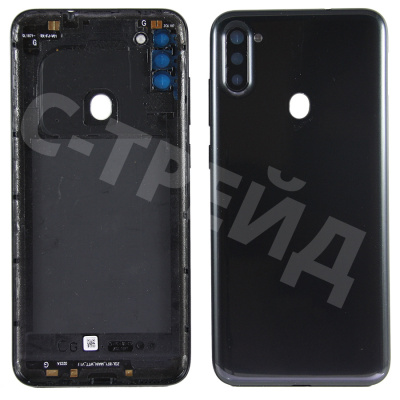 Задняя крышка для Samsung Galaxy A11 (A115F) Черный