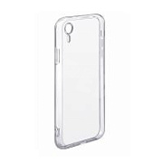 Чехол-накладка для iPhone Xr (с защитой камеры, прозрачный)