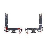 Шлейф для iPhone 17 (A3520) на системный разъем/микрофон Черный - Премиум