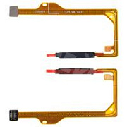 Шлейф для Huawei Honor 10X Lite/P Smart 2021 (DNN-LX9/PPA-LX1) сканер отпечатка пальцев Черный