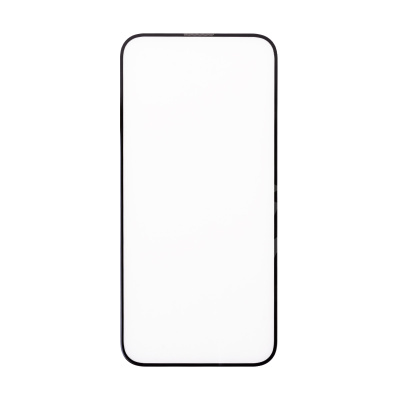 Защитное стекло "Стандарт" для iPhone 15 Plus Черный (Полное покрытие)
