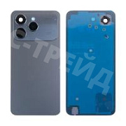 Задняя крышка для Tecno Spark 40 4G (KM5n) Черный - Премиум