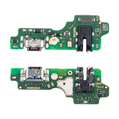 Шлейф для Tecno Spark 30 4G (KL6) плата на системный разъем/разъем гарнитуры/микрофон - Премиум