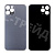 Задняя крышка для iPhone 11 Pro (A2215) Серый (стекло, монолит, широкий вырез под камеру, логотип) - Премиум
