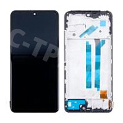 Дисплей для Xiaomi Redmi Note 11 Pro 4G/5G/Poco X4 Pro 5G (2201116TG/2201116SG/2201116PG) модуль с рамкой Черный - (OLED)