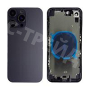 Корпус для iPhone Xr (A2105) в стиле iPhone 16 Pro Черный