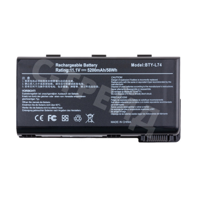 Аккумуляторная батарея для ноутбука MSI A6200, CX620 (BTY-L74) 5200 mAh