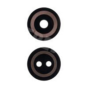 Стекло камеры для Infinix Smart 7 HD (X6516) (комплект 2 шт.) Черный