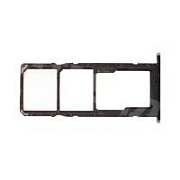 Держатель SIM для Huawei Honor 10X Lite/P Smart 2021 (DNN-LX9 PPA-LX1) Черный