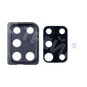 Стекло камеры для Samsung Galaxy A31 (A315F) в сборе с рамкой Черный