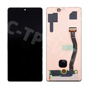 Дисплей для Samsung Galaxy S10 Lite (G770F) в сборе с тачскрином Черный - (OLED)