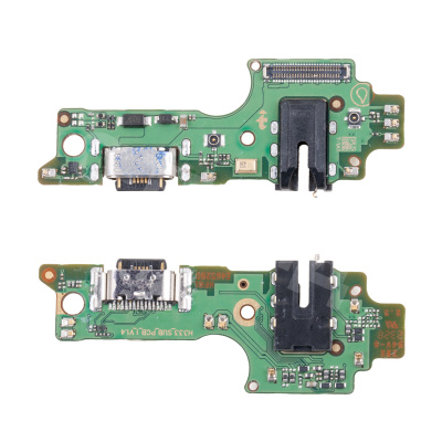 Шлейф для Tecno Pova 5 Pro 5G (LH8n) плата на системный разъем/разъем гарнитуры/микрофон - Премиум