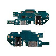 Шлейф для Samsung Galaxy A10 (A105F) плата системный разъем/разъем гарнитуры/микрофон - Премиум