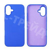 Чехол-накладка Soft Touch для iPhone 16 Plus Синий
