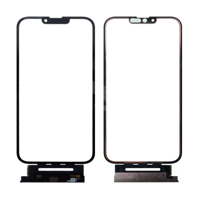 Стекло для переклейки iPhone 13 Pro Max (A2645) с OCA пленкой + тачскрин + рамка Черный - OR (Mitsubishi)