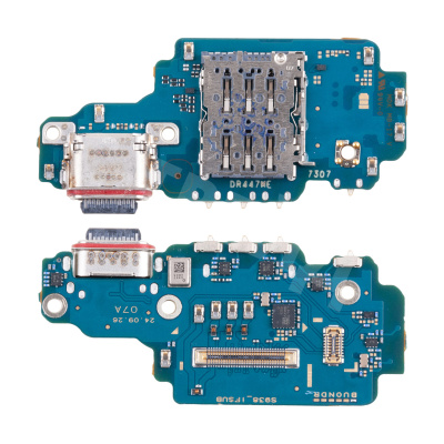 Шлейф для Samsung Galaxy S25 Ultra (S938B) плата на системный разъем/разъем SIM/микрофон - Премиум